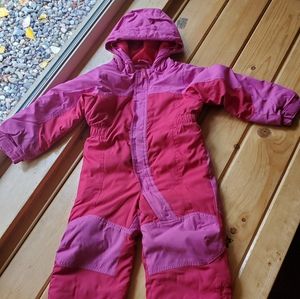 LL Bean Pink Snowsuit size 3T